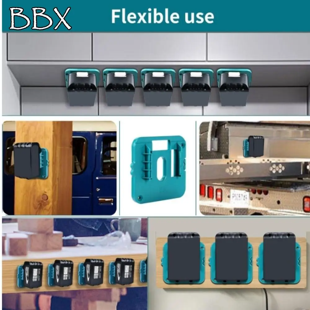 

Прочный держатель батареи Простота в использовании Износостойкая стойка для хранения Монтажная база Фиксированный кронштейн Стойка для выставки товаров Настенный монтаж