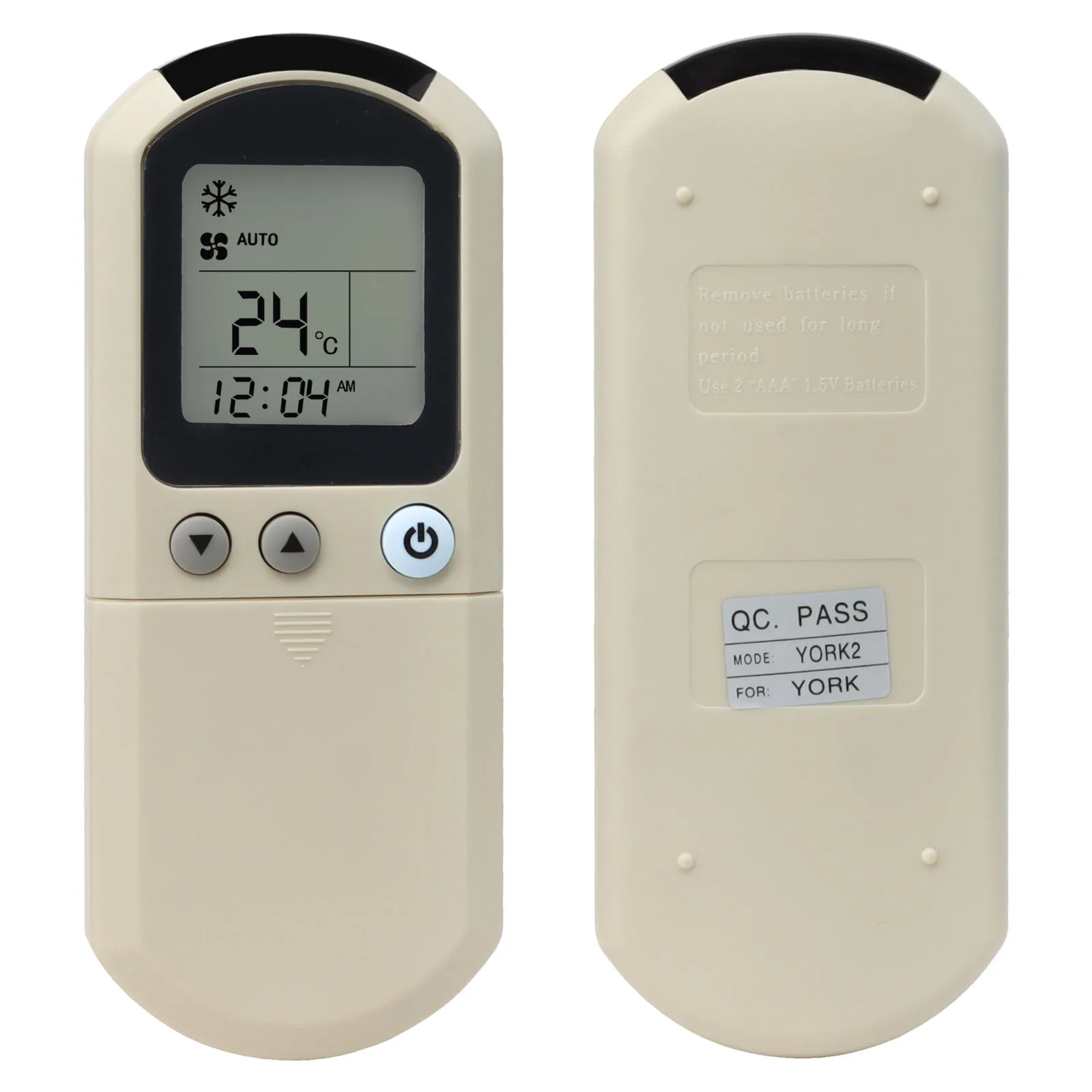 وحدة تحكم تكييف الهواء ، استخدام جهاز التحكم عن بعد AC لسلسلة York 2