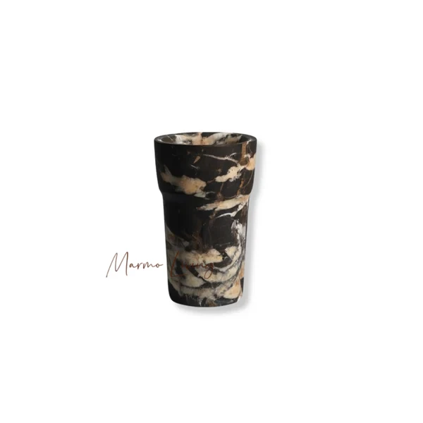Elegant Stone Cup Natural Marble Toothbrush Holder