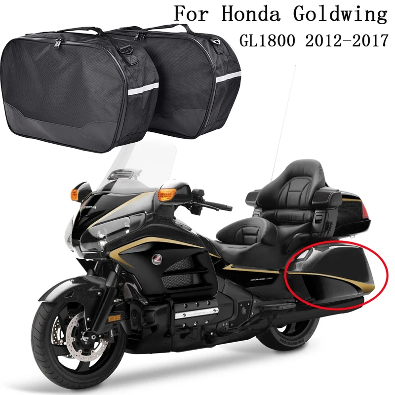 Motorcycle Bag Left Right Pair Trunk Saddlebags Liner Set For Honda Goldwing GL1800 GL 1800 2017 2016 2015 2014 2013 2012