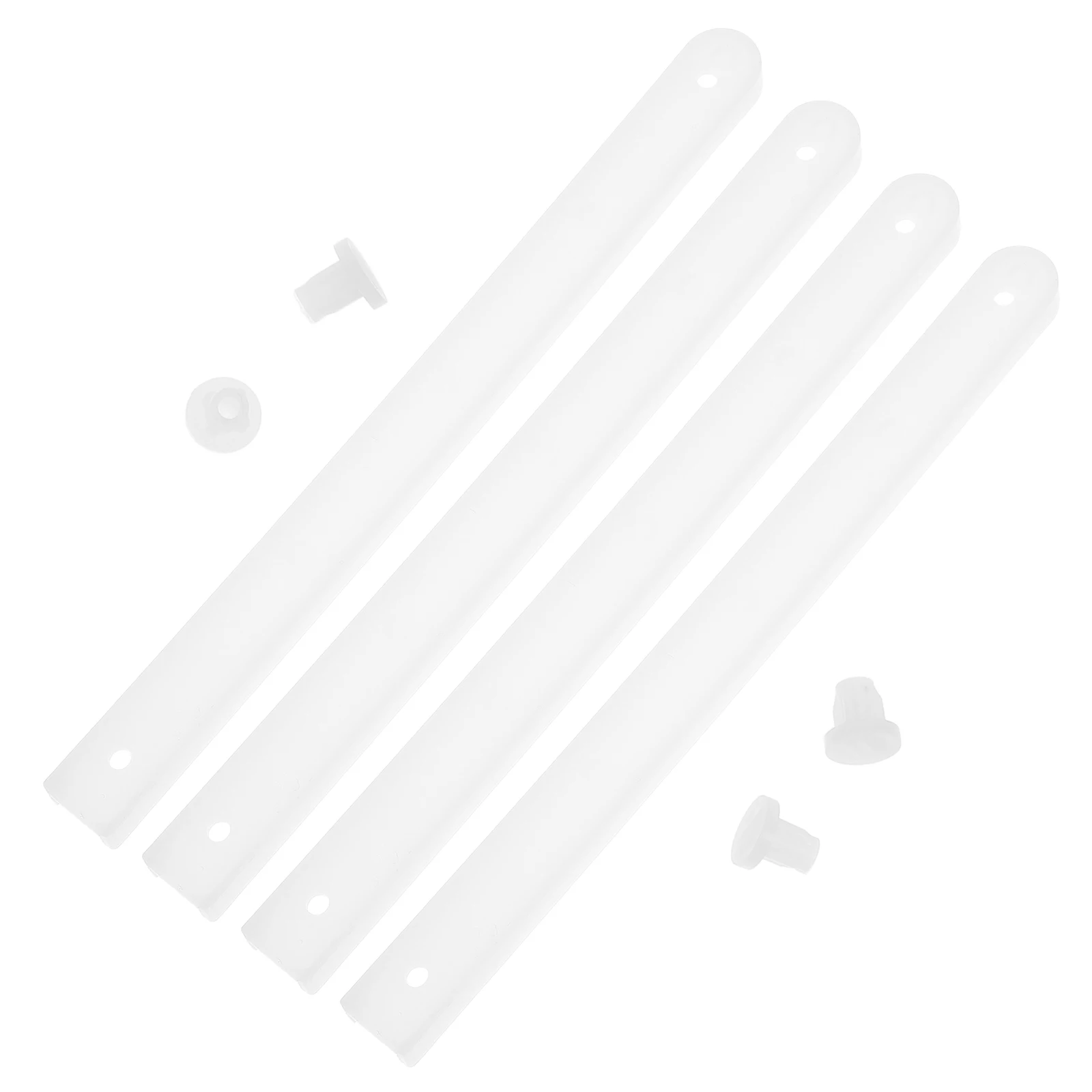 

2 Sets Drawer Slides Rail Accessories Heavy Duty Slide Track Guides For Cabinet Cupboard Mount White Durable Low