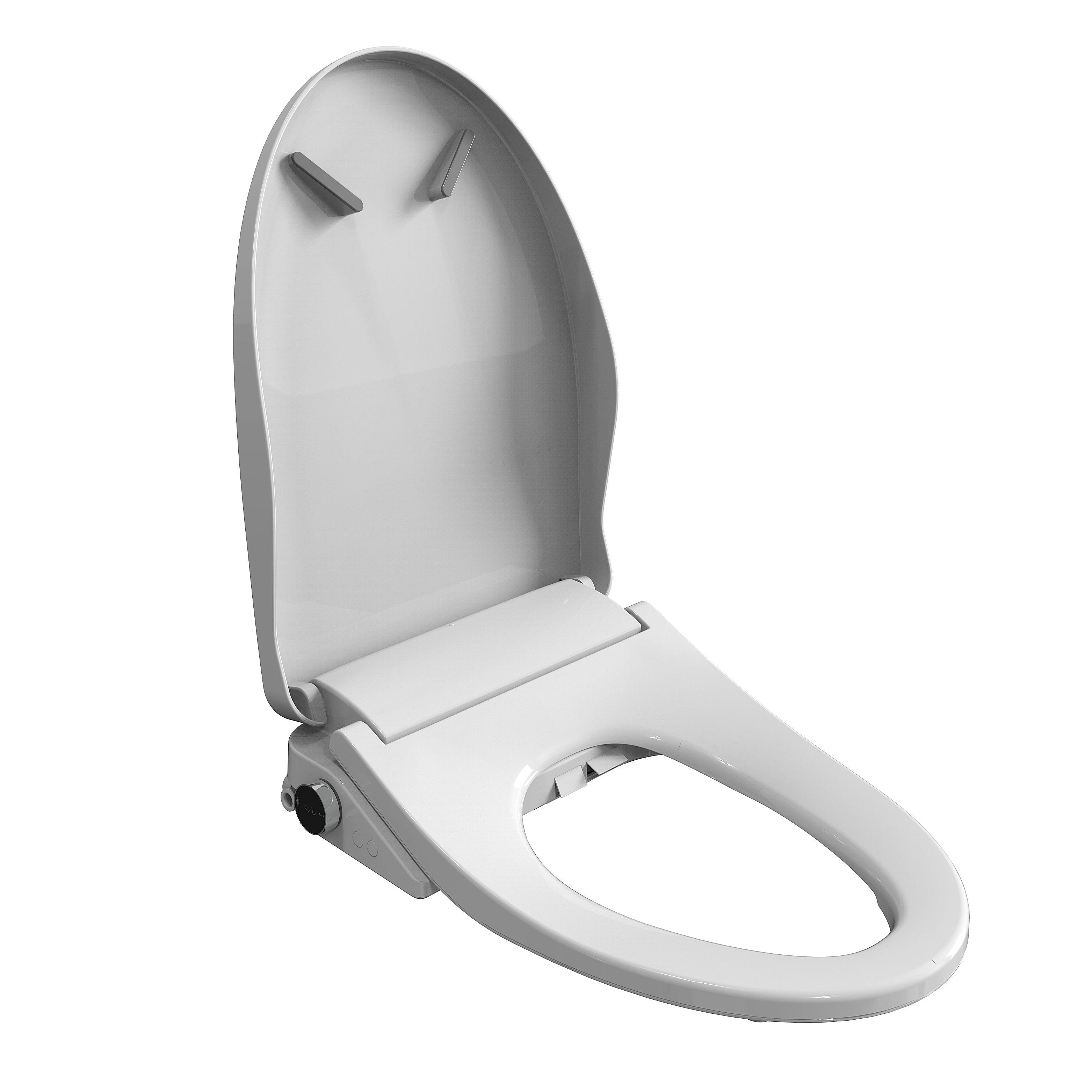 V-Shaped Smart Bidet Toilet Seat, Intelligent Knob, Self-Cleaning Nozzle, Warm Air Dry & Heated Seat