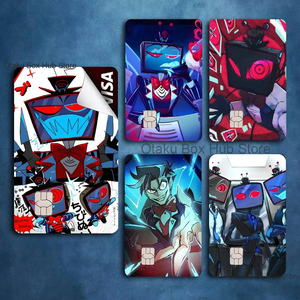 

Anime H-Helluva V-Vox Credit Card Skin Stickers For Bank Card Bus Metro Card Sticker Waterproof Women Gift