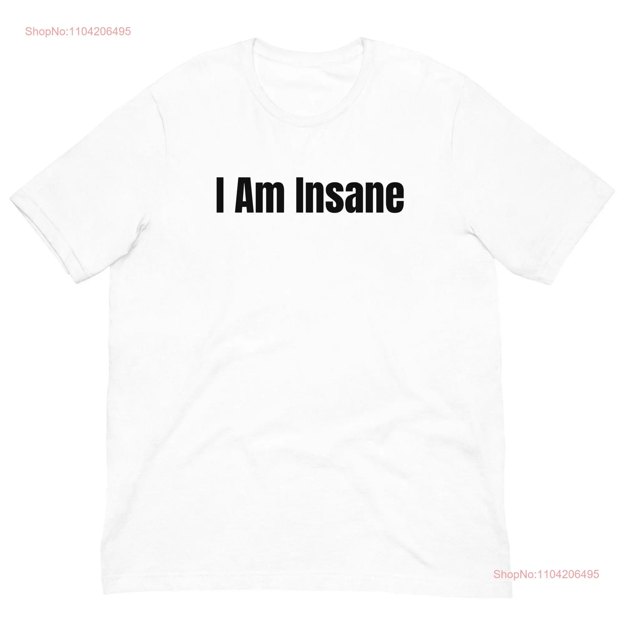 تي شيرت أنا مجنون من PockeT مضحك Y2k الجنرال الهجومي Z غبي بأكمام طويلة أو قصيرة