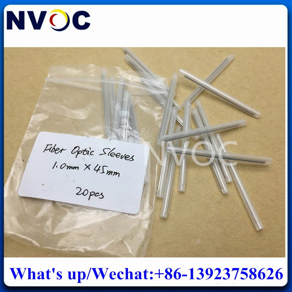 1000pcs 1.2*25mm 30mm 40mm 45mm 60mm Single Needle One Rod Bared Fiber Optic Fusion Hot Shrinkable Protective Splice Sleeve