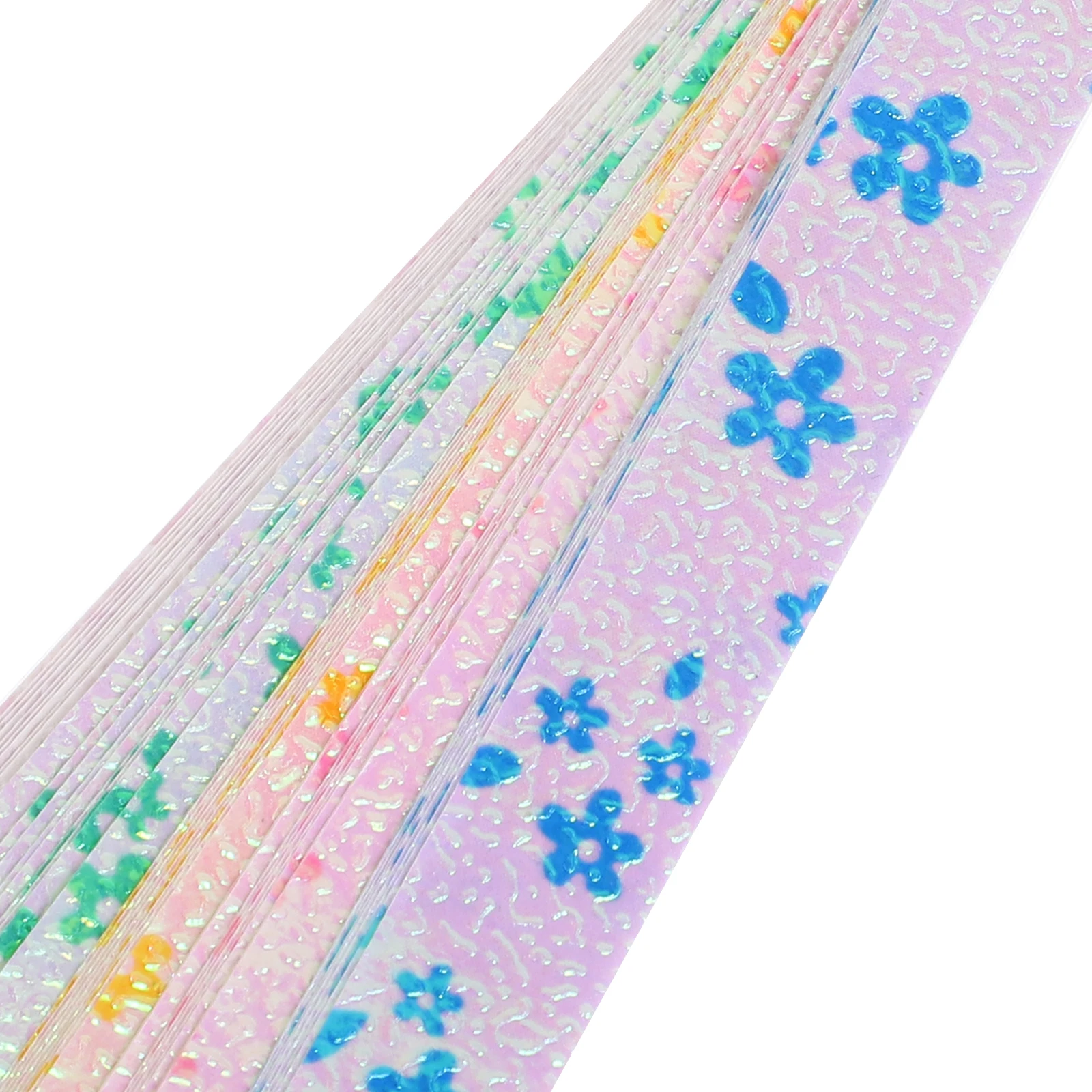 

5 Bags Wishing Star Paper Origami Craft Supplies Fluorescent Strips Decorative Folding Paper Stars Easy Fold Cut Parties Hallway