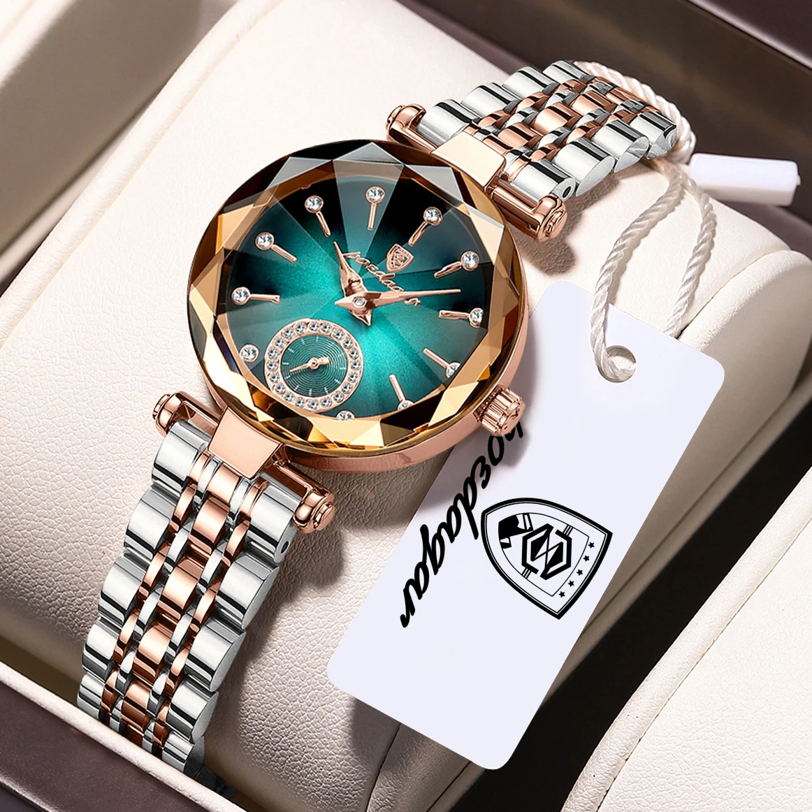 POEDAGAR Top Luxury Women's Watches Waterproof Stainless Steel Elegant Woman Clock Fashion High Quality Quartz Ladies Wristwatch