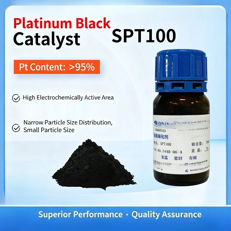 Platinum Black Catalyst SPT100 Pt Content More Than 95% Pt/C Electrocatalyst for Fuel Cell Electrolysis Water CO2 Reduction