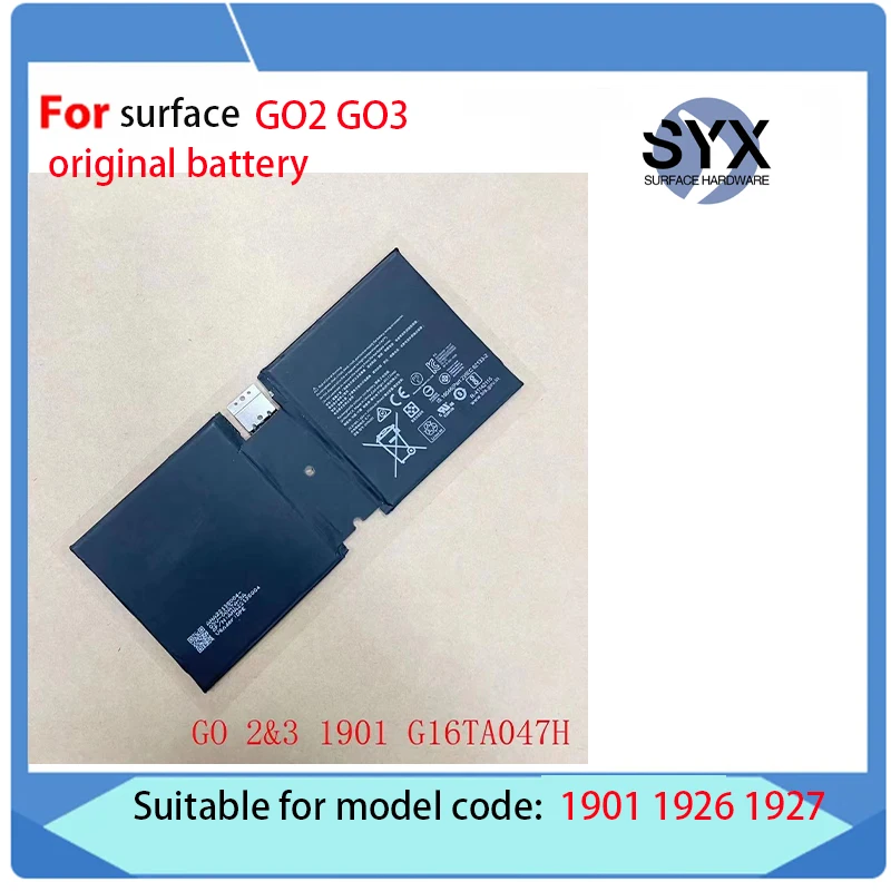 

For Microsoft Surface GO 2 3 1901, DYNU01, G16TA047H flat battery, original battery, 1926 1927 laptop battery, surface23 battery