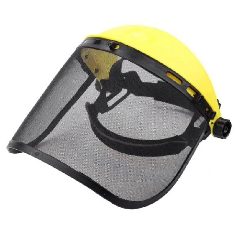 Imagem -03 - Máscara de Segurança Protetora com Mesh Sunshade Cortador de Gramado Máscara de Fio Respirável