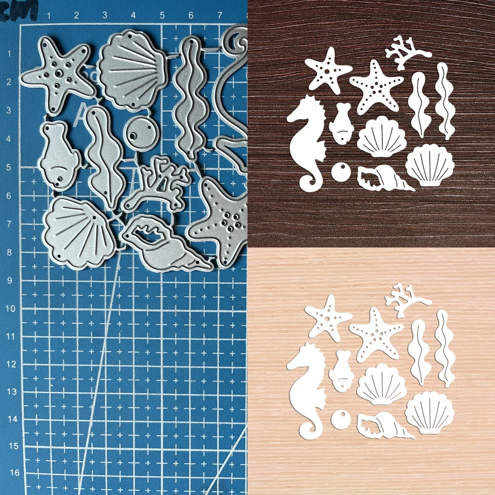 Lucky Goddess Metal Cutting Dies Underwater World Diy Scrapbooking Photo Album Decorative Embossing Paper Card Crafts