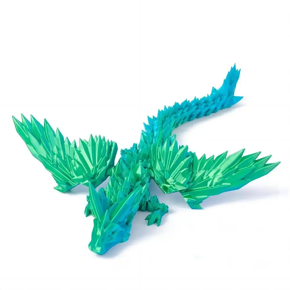 3D Dragon Realistic Dragon Statue Kid Gifts For Landscaping Decoration Printed Figures Animals Desktop Decoration