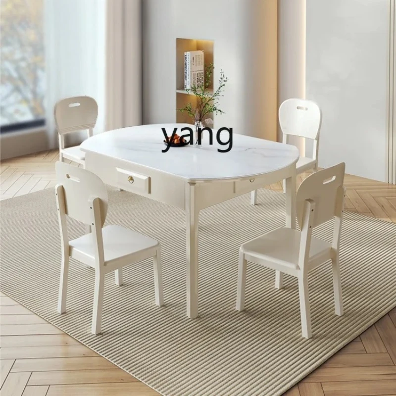 

Yjq Stone Plate Mahjong Machine Automatic Dining Table Dual-Use Solid Wood Household Dining Table Simple Modern Mute