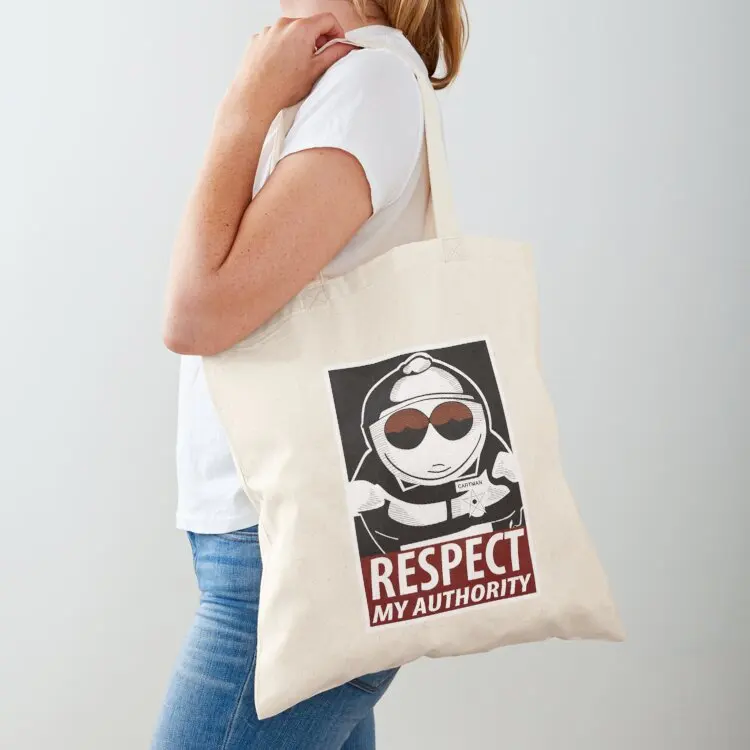 Respect My Authority - South Park Cartman Tote Bag canvas bags tote bag screen Canvas shoulder bag sac pour femme