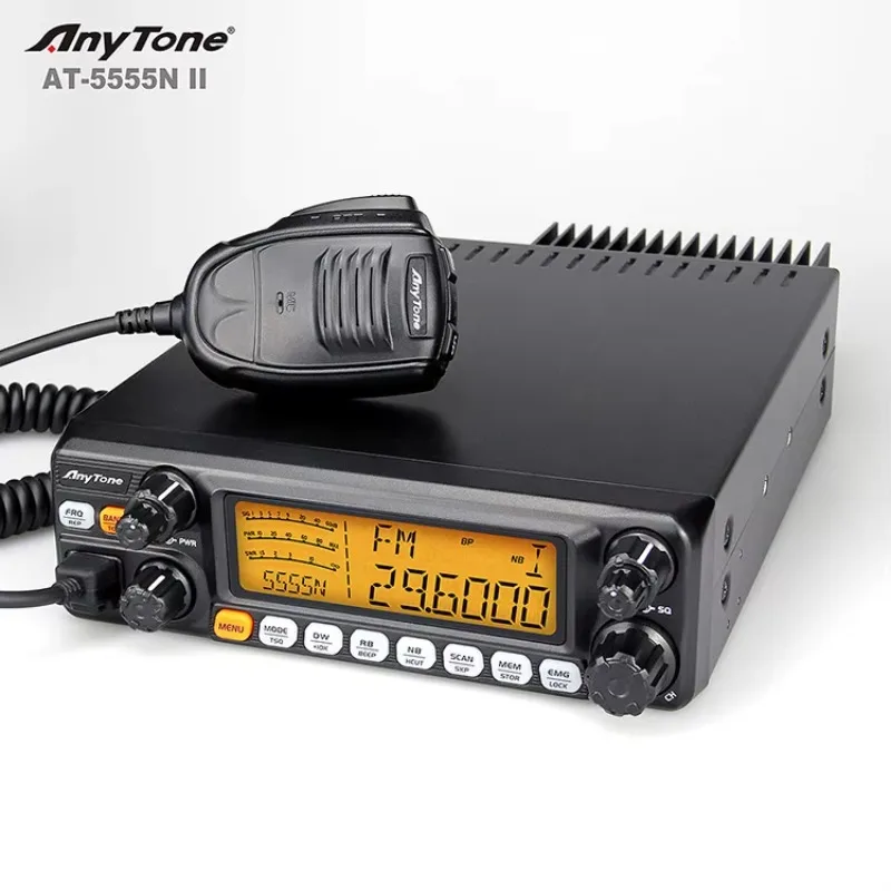 2026 ljc New AnyTone AT5555N II  High Power 60w 10 Meter Radio CB Transceiver With Large LCD Display Long Distance Mobile Radio - view 2