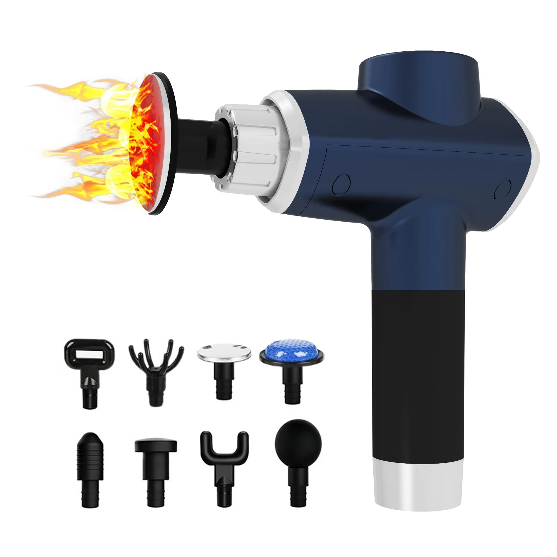 Muscle Gun Massager, Professional Heat Gun, 20-Speed Adjustable, LCD Touch Screen, Percussion Massage Pistol, Deep Tissue Relief view 4