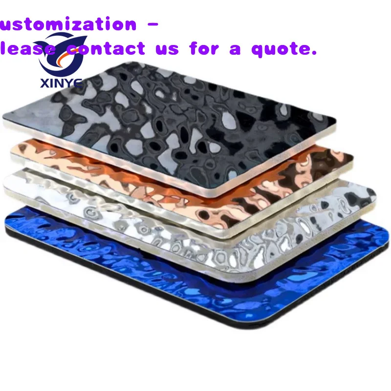 custom.Xinye Stainless Steel Aluminum Honeycomb Core Fireproof Anti-Static Ceiling Exterior Wall Warehouse Dining