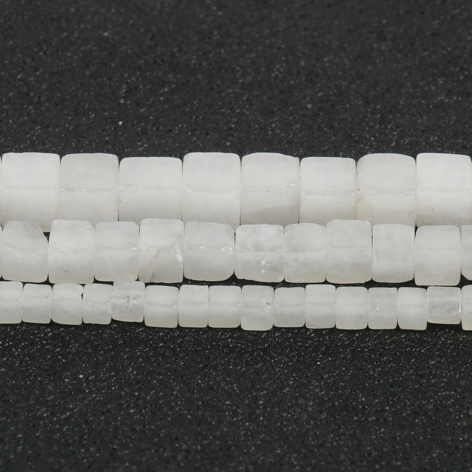 Wholesale Natural White Jade Stone Beads 4mm 6mm 8mm Charms Square Loose Cube Beads For Jewelry Making Diy Bracelet 15inches