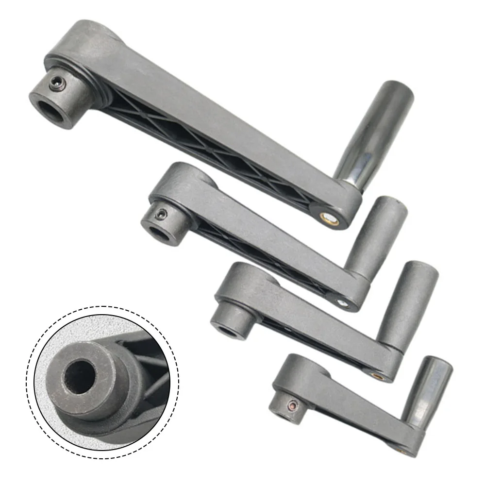 1Pc 8-16mm Round Hole Crank Replacement Parts For Hand Crank Generator Mechanical Equipment Handle Accessories