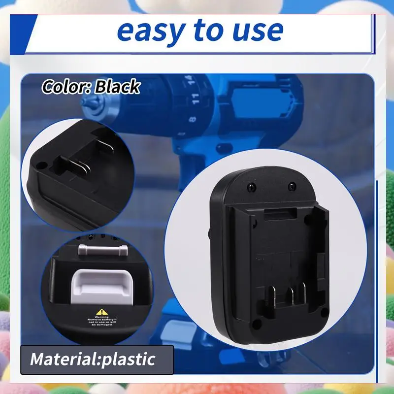 

Adapter For 18V For 20V Lithium- Battery Convert To For 12V Lithium Battery Bl1016 Bl1020b-AS97