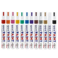 1Pc Waterproof Car Paint Pen Auto Tyre Tire Tread CD Metal Permanent Car Wheel Tire Oily Painting Mark Pen Auto Rubber Marker