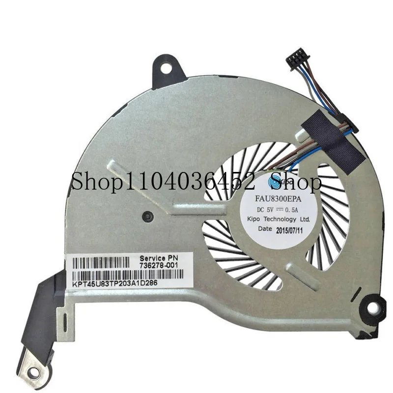 For HP Pavilion 15-n007ax 15-n019sa 15-n083sa 15-n053sf 15-n066us Cpu Fan 736278-001