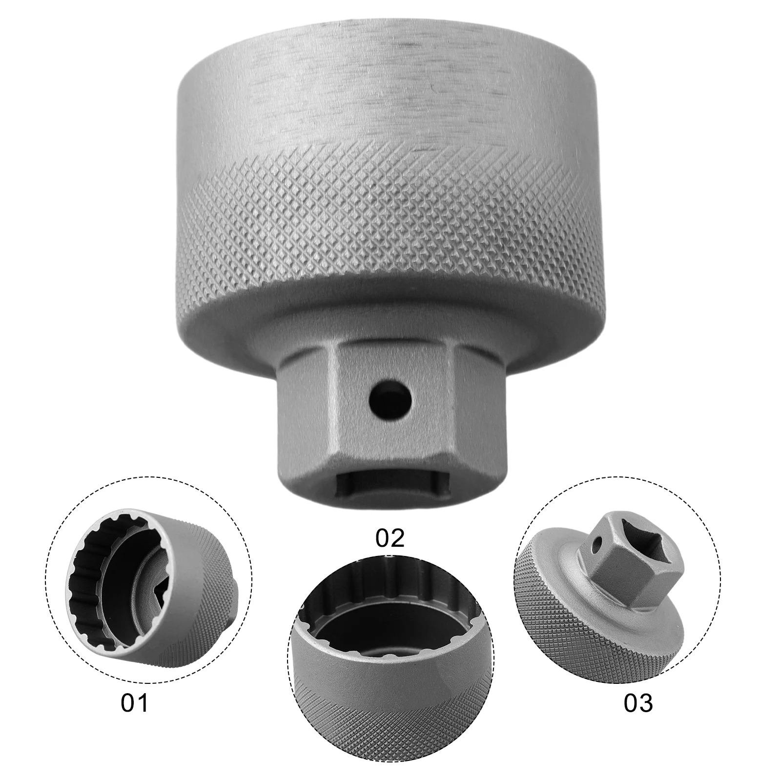 Electric Bike Installation Tool for Bafang M500 M620 0102 Crankshaft Socket Tool Designed for Middrive Motor Repair