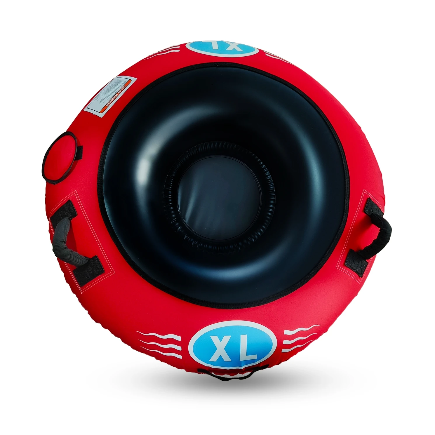 PVC Inflatable Snow Tube, PVC Material, 800D High-density Nylon Canvas with Seat Cushion, Suitable for Skiing and Grass Skiing.