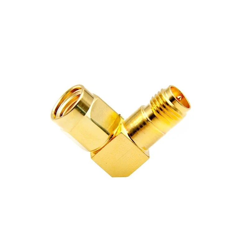 High Frequency Adapter RPSMA-JWK-1 SMA Inner Screw Inner Hole To Outer Screw Inner Needle Right Angle Elbow