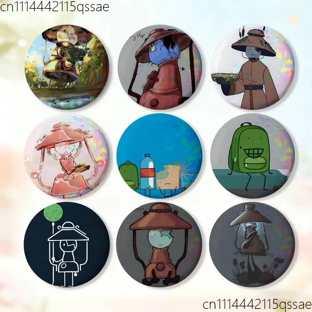 A-Airy hfjONE Liam Lantern Badge Tinplate Soft Button Pin Brooch Metal Badge Custom Jewelry Accessories Hat Bag Lapel