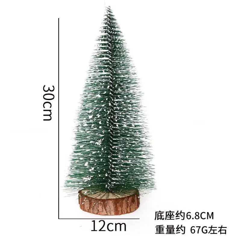 Kawaii Christmas Mini Christmas Tree Desktop Decoration Pine Needle Tree Christmas Decoration White Cedar Small Christmas Tree