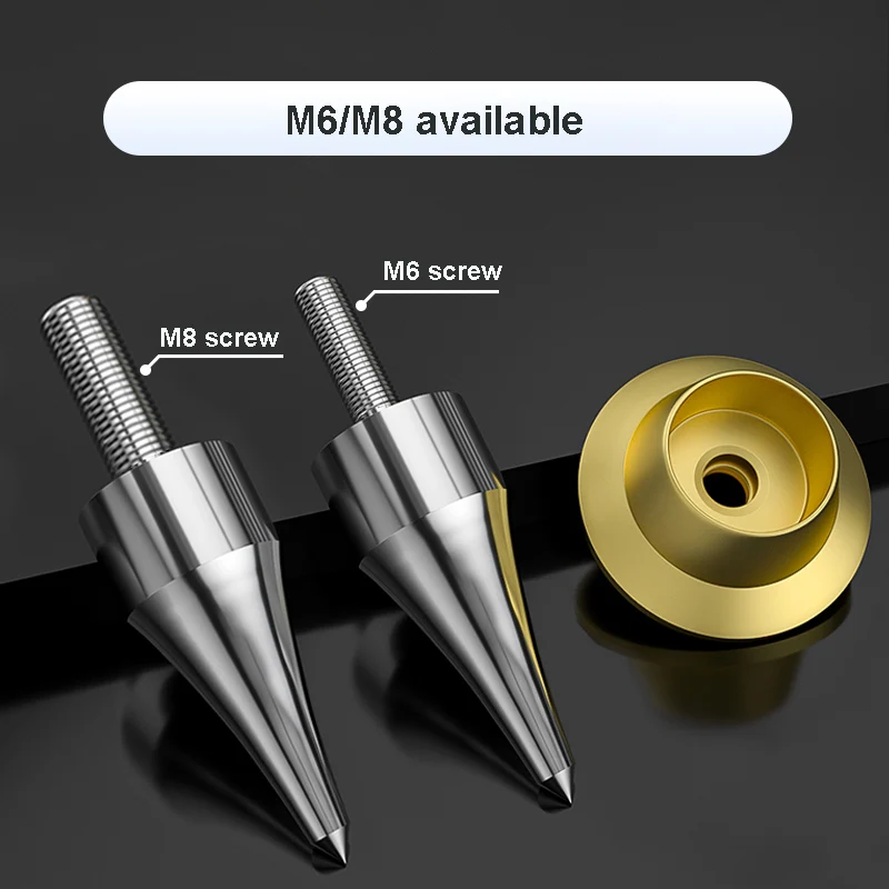 Hi-Fi аудио динамик усилитель стойка подставка изоляция демпфирующие ножки шипы для амортизации ногтей M6 M8