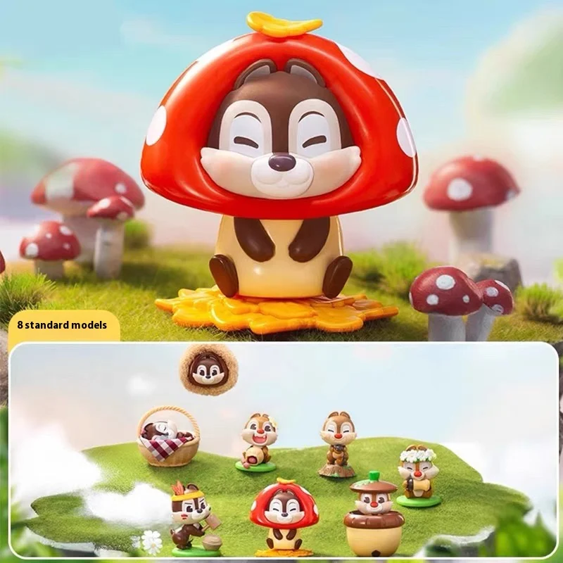 

New Chip And Dale Chestnut Fight Series Blind Box Anime Figure Guess Box Cute Children Toys Model Collectible Model Decor Toys