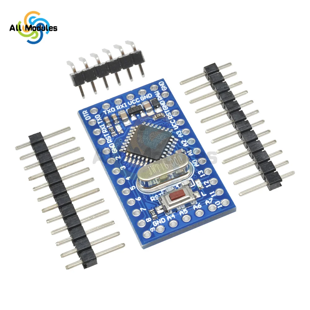Mini MÓDULO DE 5V 16M Pro Atmega168 microcontrolador Plug-in Crystal oscilador Pin Header para Arduino Nano reemplazar Atmega328
