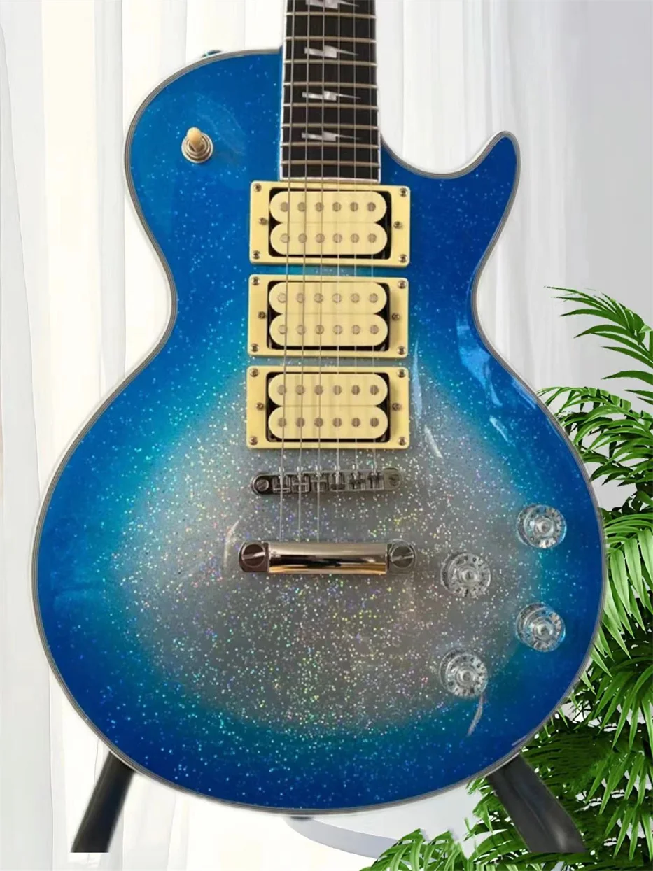 Hot Sale New Product Launch Blue Colorful Fashion Electric Guitar High Quality