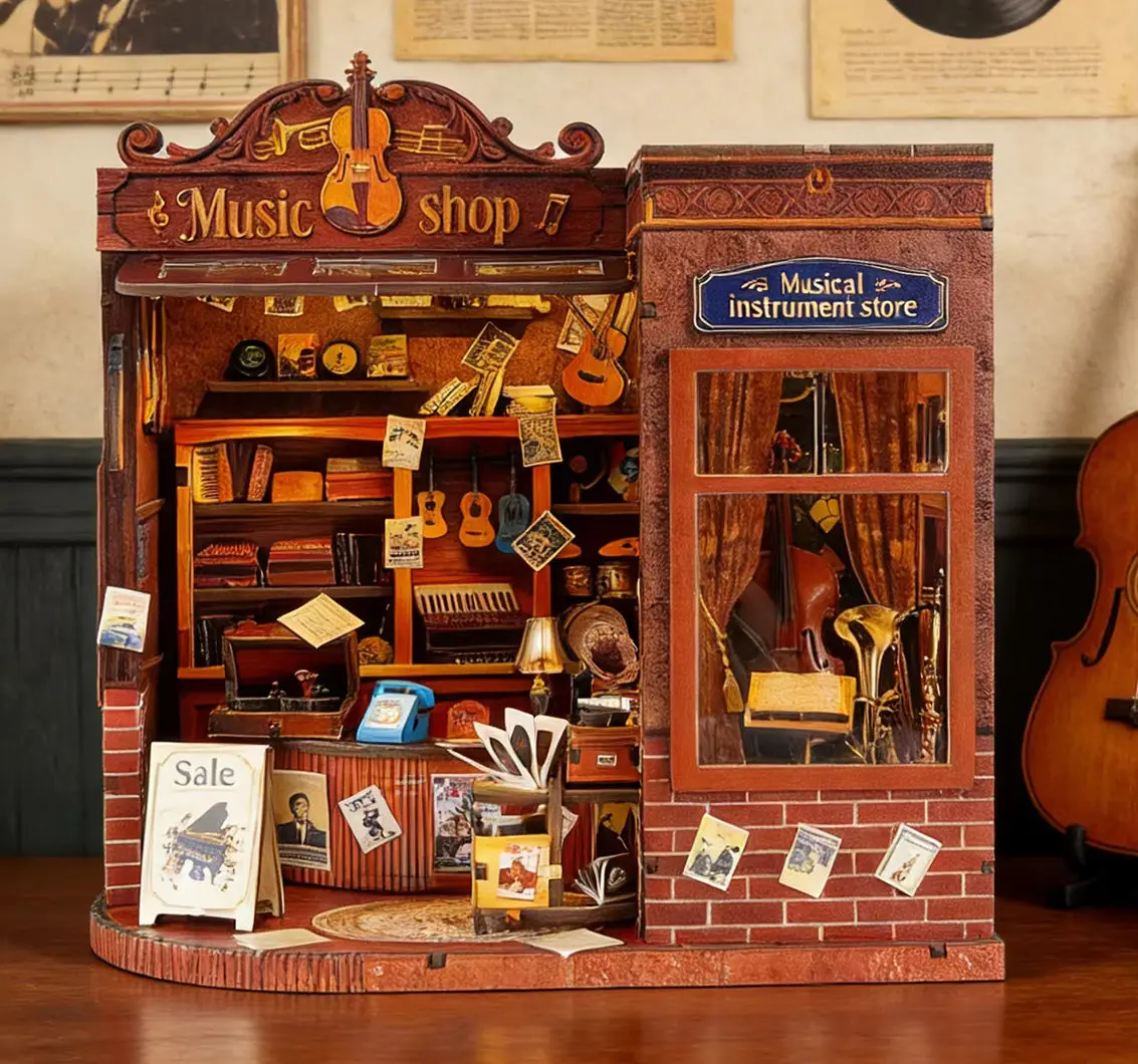 retro-music-store-diy-dollhouse-kit-3d-wooden-musical-shop-puzzle-mini-street-view-model-artistic-home-decor-collectible-gift