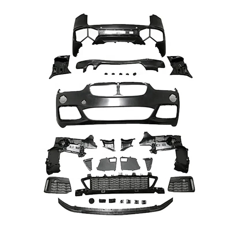 

X1 F48 F49 M-TE Style Front Bumper Body Kit - Polypropylene (PP) Material Replacement