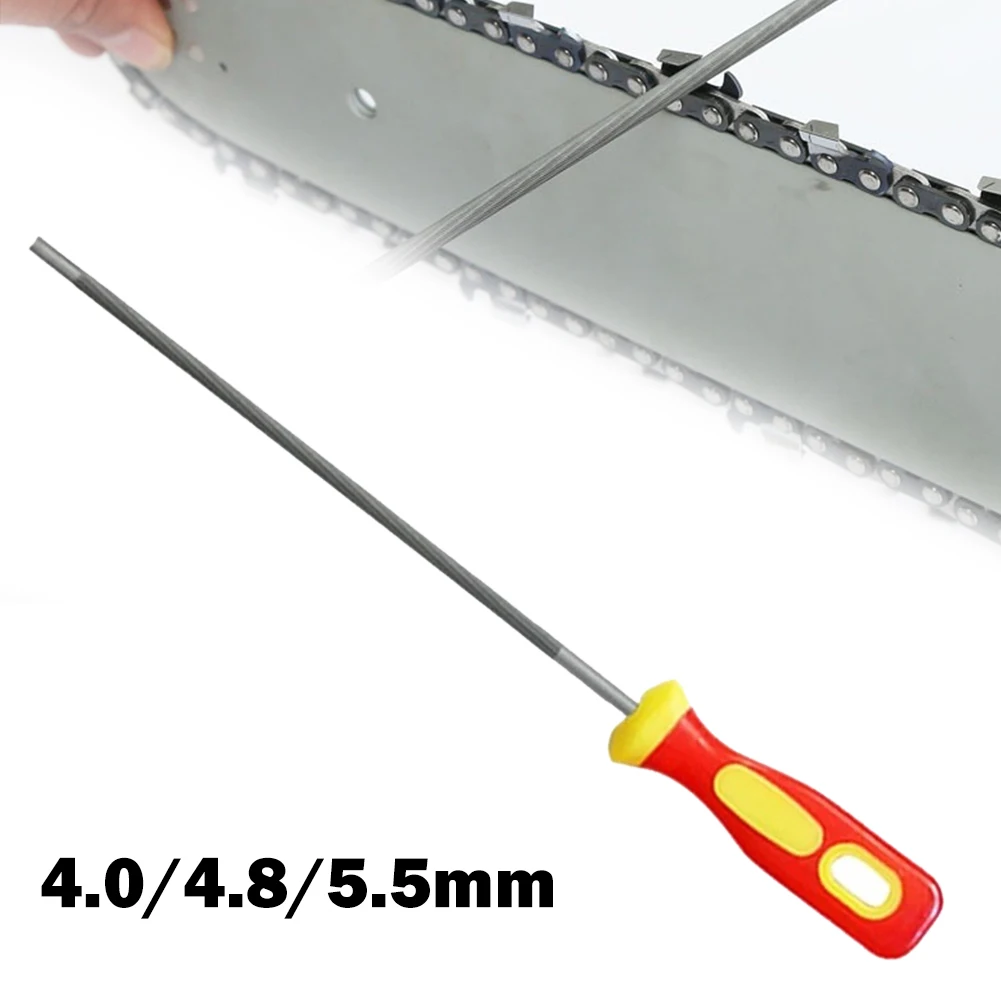 

Round Chainsaw Saw Chain Files Sharpener For Woodwork Chainsaw 4/4.8/5.5mm Chain Saw Garden Power Tool Replacement Accessories