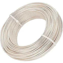 55m 180 Feet 12 Gauge Jewelry Making Craft Wire Aluminum Wire Bendable Metal Sculpting Wire for Bonsai Trees
