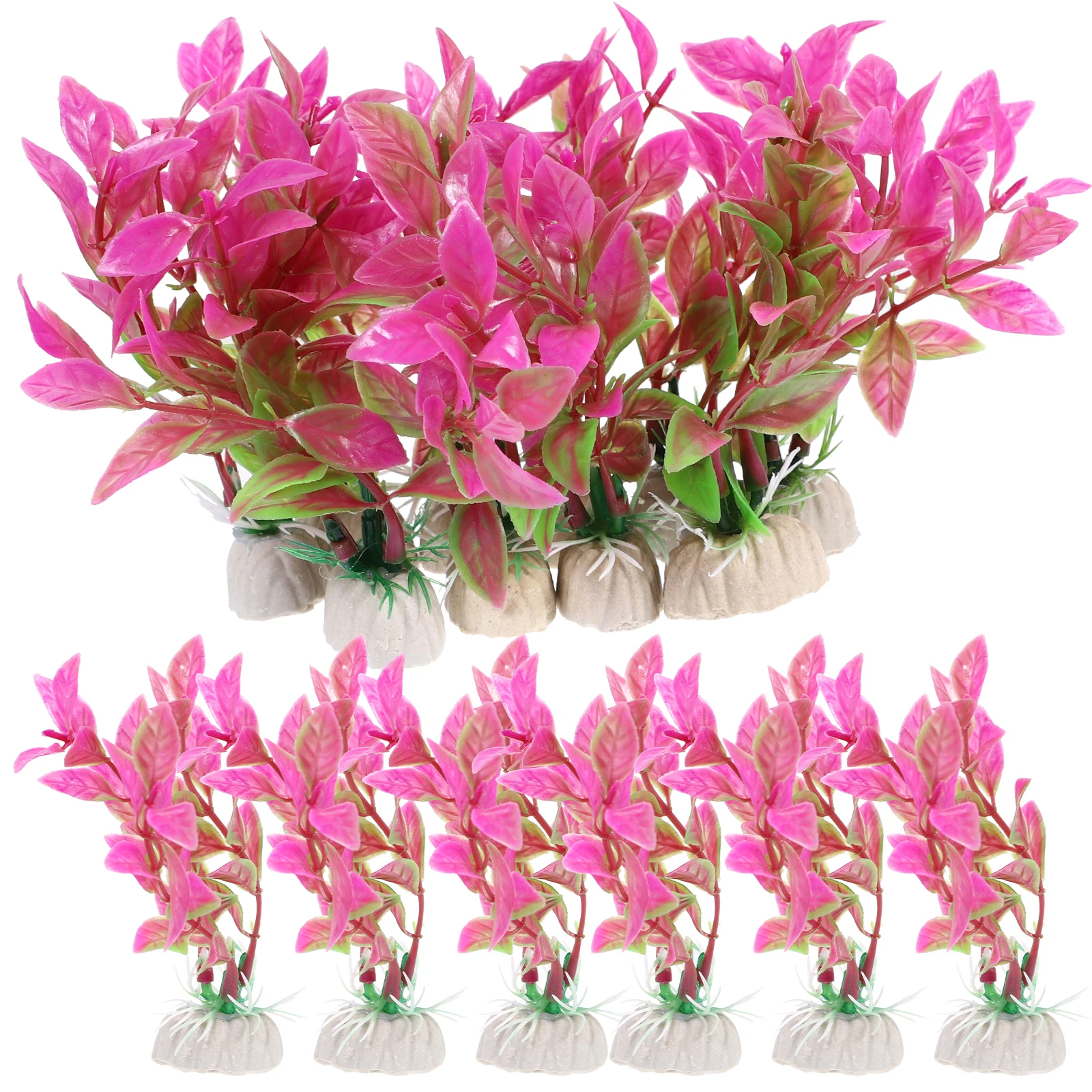 

20 Pcs Fake Aquarium Plant Artificial Water Plants Accessories Supplies for Fish Tank