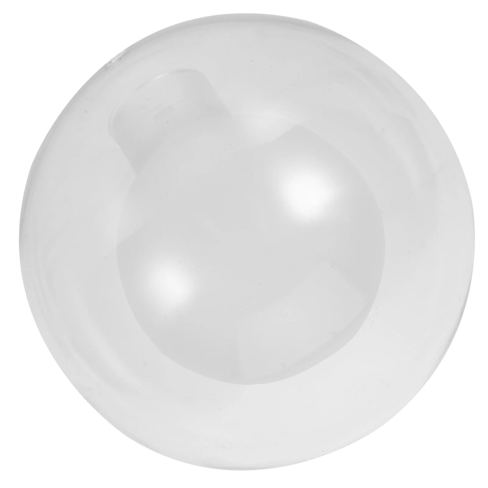 

Double Layer Transparent Round Glass Globe Lampshade Modern Replacement Light Cover for Living Room Ceiling Lamp Fixture