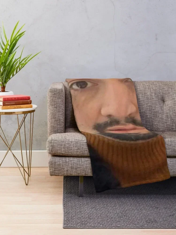 manuel miranda lip bite meme Throw Blanket Plush Blankets Sofas Of Decoration blankets ands Luxury St Blankets