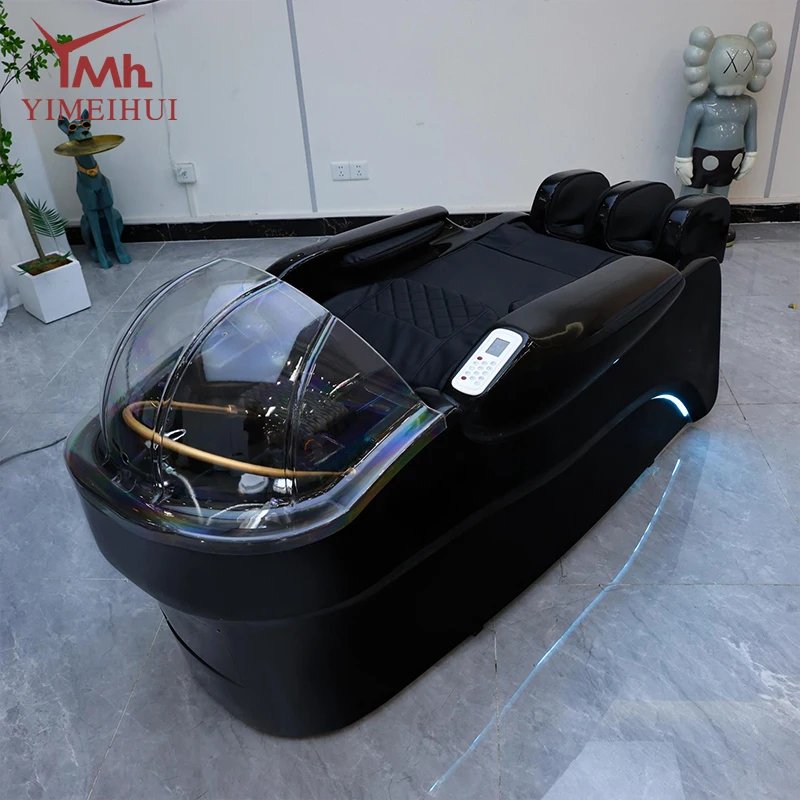 

Barbershop Salon Furniture Multifunctional Massage Shampoo Bed with Water Circulation for Hair Spa