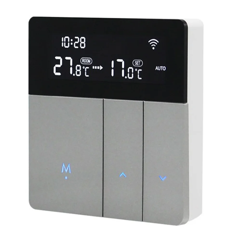 

Tuya WiFi Smart Temperature Controller Thermostat Backlight Brightness Automatic Adjustment APP Remote Control, I8HGC