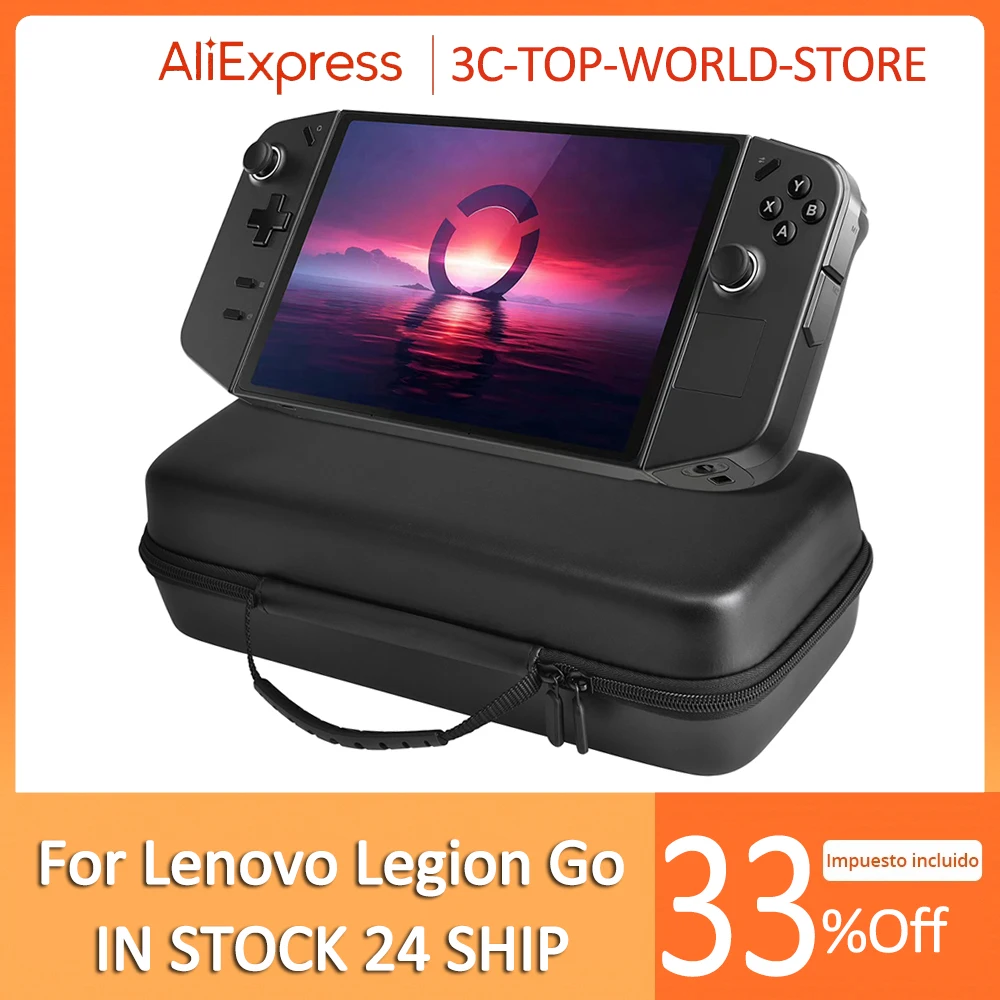 Trage tasche für Lenovo Legion Go Handheld-Spiele konsole schwarz Harts chale wasserdicht tragbare Aufbewahrung koffer Spiel zubehör