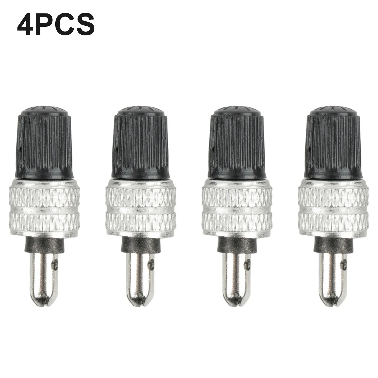 4pcs Bicycle Tube Valve Bike Replacement Dunlop Valve Germany Valve Bike Wheel Valve Cover Dustproof Car Accessories