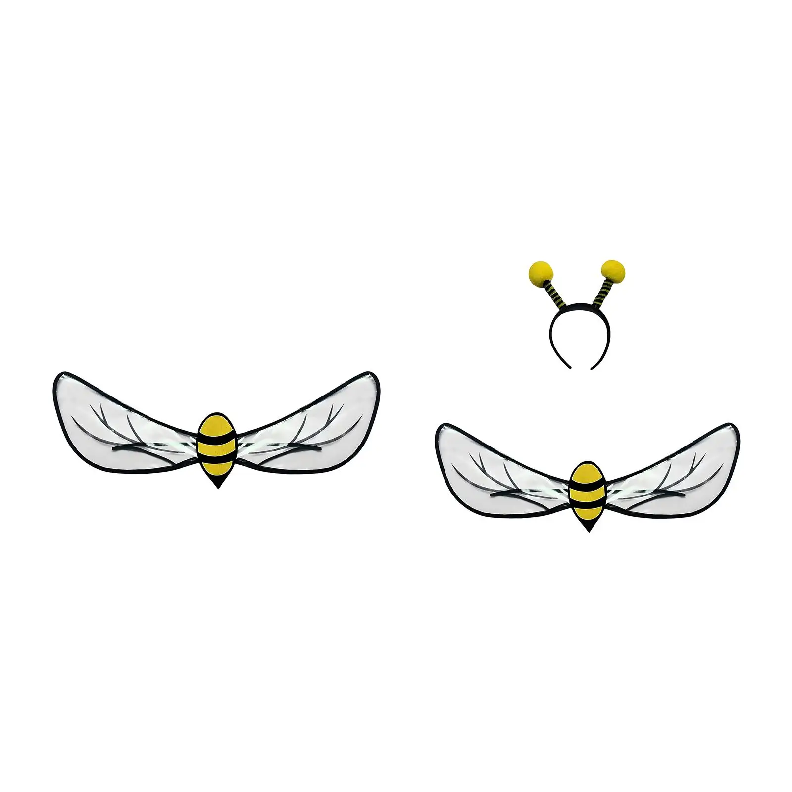 

Bee Wing Easy to Wear Decoration Cute Funny Costume Accessory, Halloween Cosplay Prop Elastic Shoulder Straps for Role Play