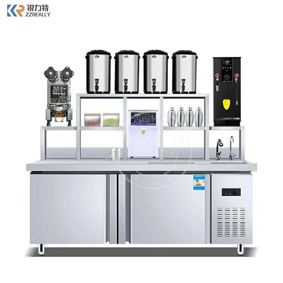 High Quality Commercial Bar Counter Freezing 1.2m 1.5m 1.8m 2m Bubble Tea Counter