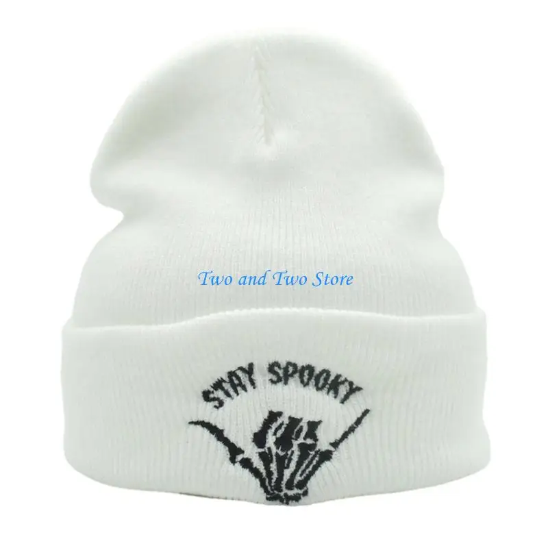 HX6F قبعة صغيرة محبوكة قبعة الهيب هوب السترة قبعة النشاط الرياضي بيني الكبار غطاء الرأس #2