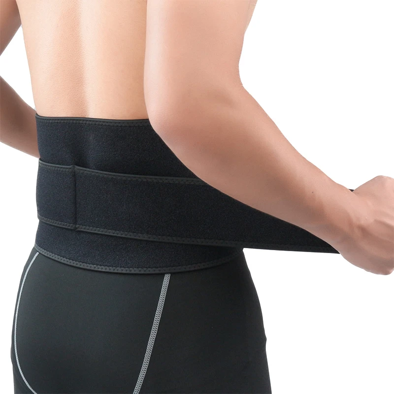 Tcare Back Support Sport Adjustable Back Brace Lumbar Support Belt with Breathable Dual Straps Gym Lower Back Pain Relief Unisex